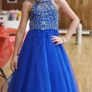 Girls pageant dress
